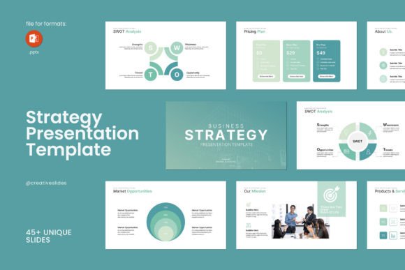 Download Business Strategy PowerPoint Template - Strategy Collection