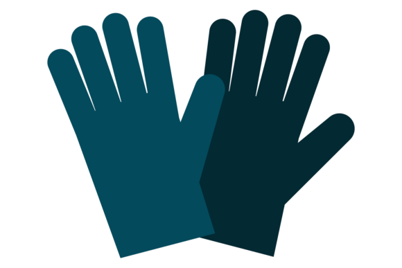 Download Safety Gloves Color Icon. Blue Hand Prot - Blue Collection