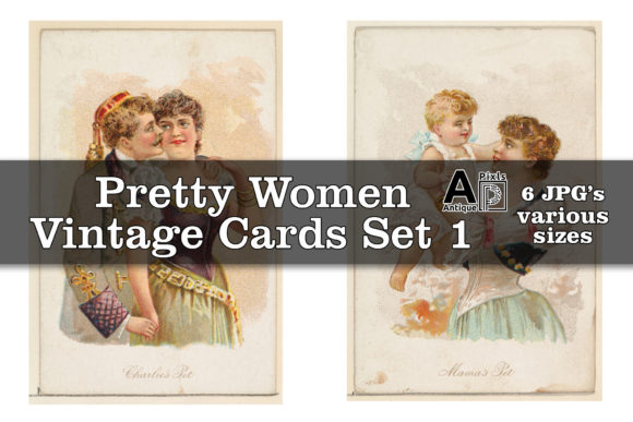 Download Women with Household Pets Cards Set No 1 - House Collection