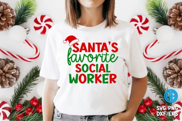 Download Santa's Favorite Social Worker SVG - Work Collection