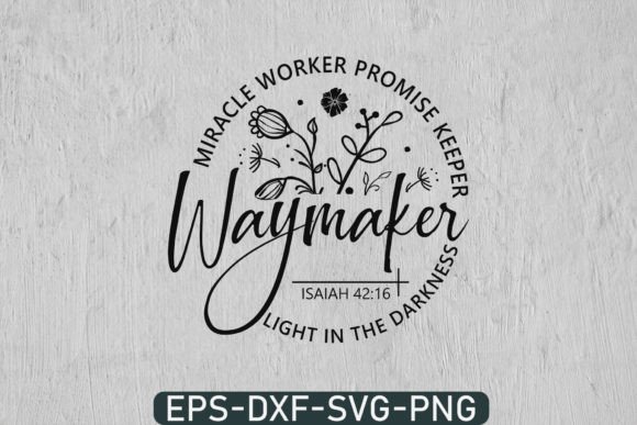 Download Waymaker Svg, Miracle Worker Jesus Svg - Work Collection