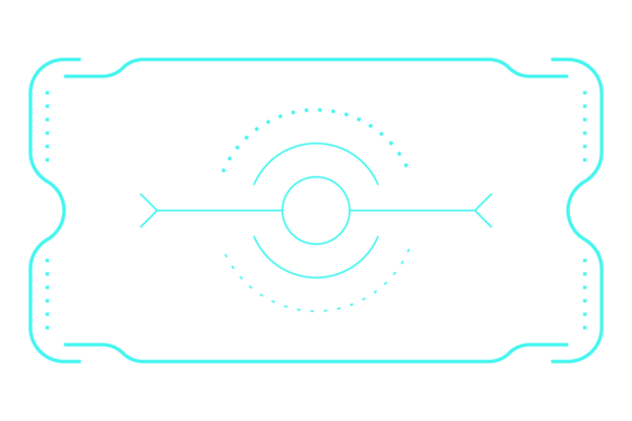 Download Hi Tech Panel Template. Blue Line Frame - Blue Collection