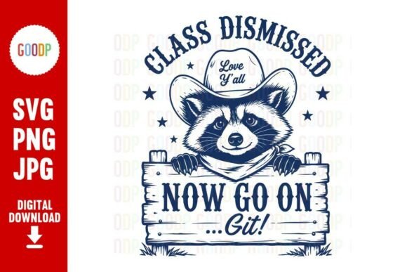 Download Raccoon Teacher Class Dismissed Png - Teacher Collection